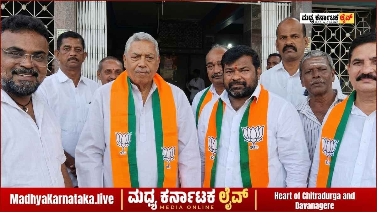 ದಾವಣಗೆರೆ ದಕ್ಷಿಣ ಉಪಚುನಾವಣೆ: ವಾಕಿಂಗ್ ಸ್ಟ್ಯಾಂಡ್ ಹಿಡಿದೇ ಅಬ್ಬರಿಸಿದ ರವೀಂದ್ರನಾಥ್!