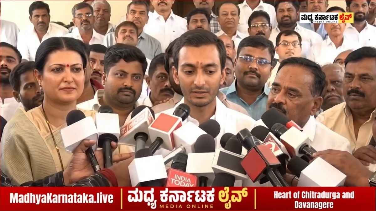 ದಾವಣಗೆರೆ ಉಪಚುನಾವಣೆ: ಶಾಮನೂರು ಮೊಮ್ಮಗ ಸಮರ್ಥ್ ನಾಮಪತ್ರ ಸಲ್ಲಿಕೆ; ಕಾಂಗ್ರೆಸ್ ಟಿಕೆಟ್ ಬಗ್ಗೆ ಹೇಳಿದ್ದೇನು?