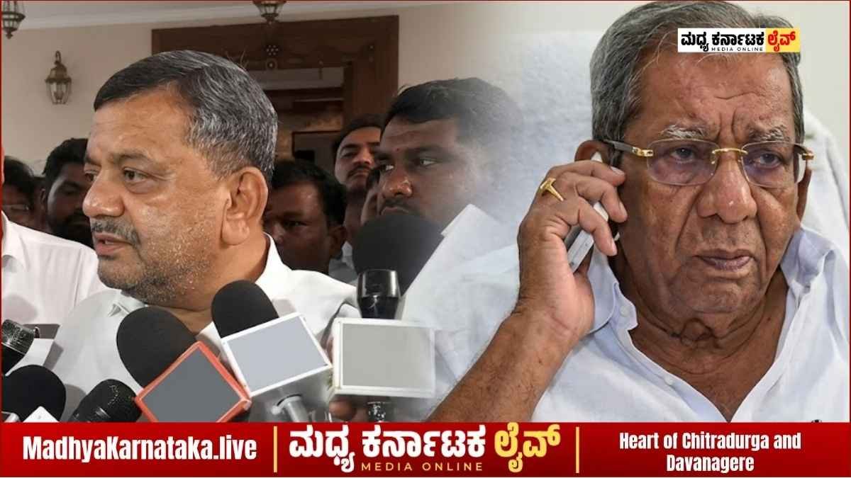 ಮುಸ್ಲಿಮರಿಗೆ ಟಿಕೆಟ್ ಬಗ್ಗೆ ಅಪ್ಪ ಎಲ್ಲಿ ಹೇಳಿದ್ದಾರೆ?: ಜಬ್ಬಾರ್ ವಿರುದ್ಧ ಸಚಿವ ಎಸ್.ಎಸ್. ಮಲ್ಲಿಕಾರ್ಜುನ್ ಕಿಡಿ