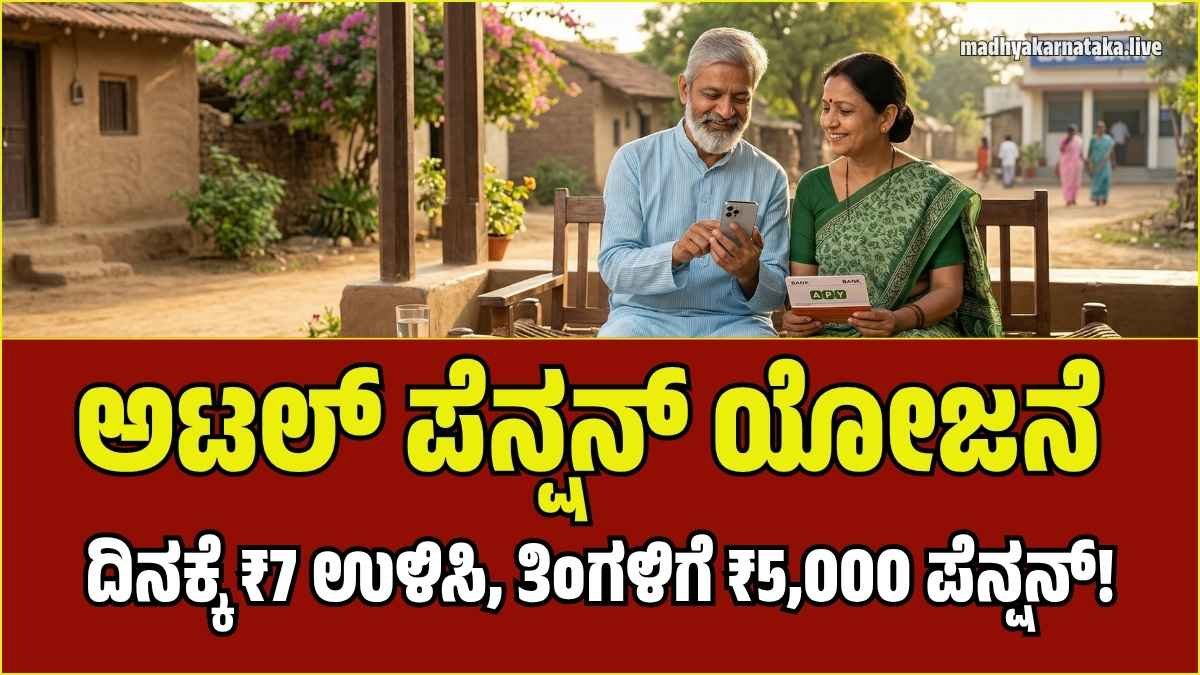 Atal Pension Yojana Kannada Scheme benefits, eligibility, and 2031 extension details chart