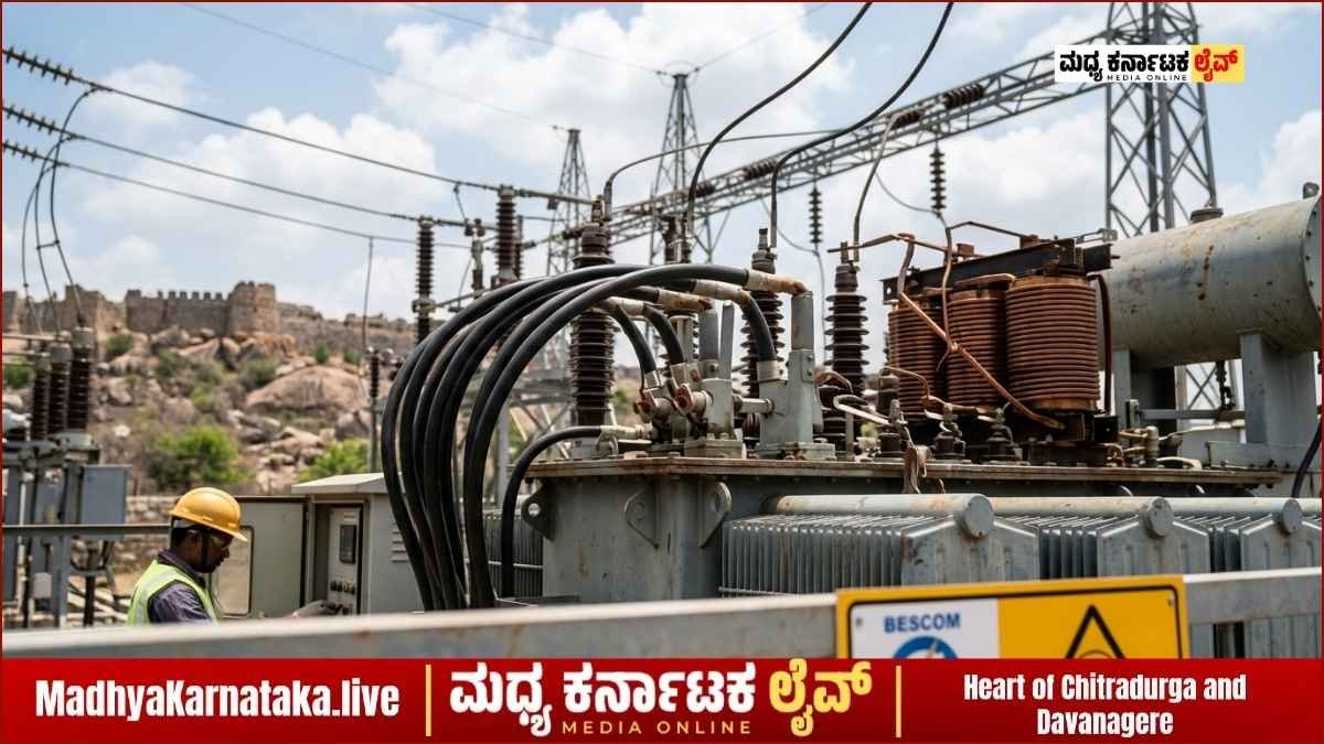 ಚಿತ್ರದುರ್ಗ | ಏ.12 ರಂದು ನಗರದ ವಿದ್ಯುತ್ ಸರಬರಾಜಿನಲ್ಲಿ ವ್ಯತ್ಯಯ