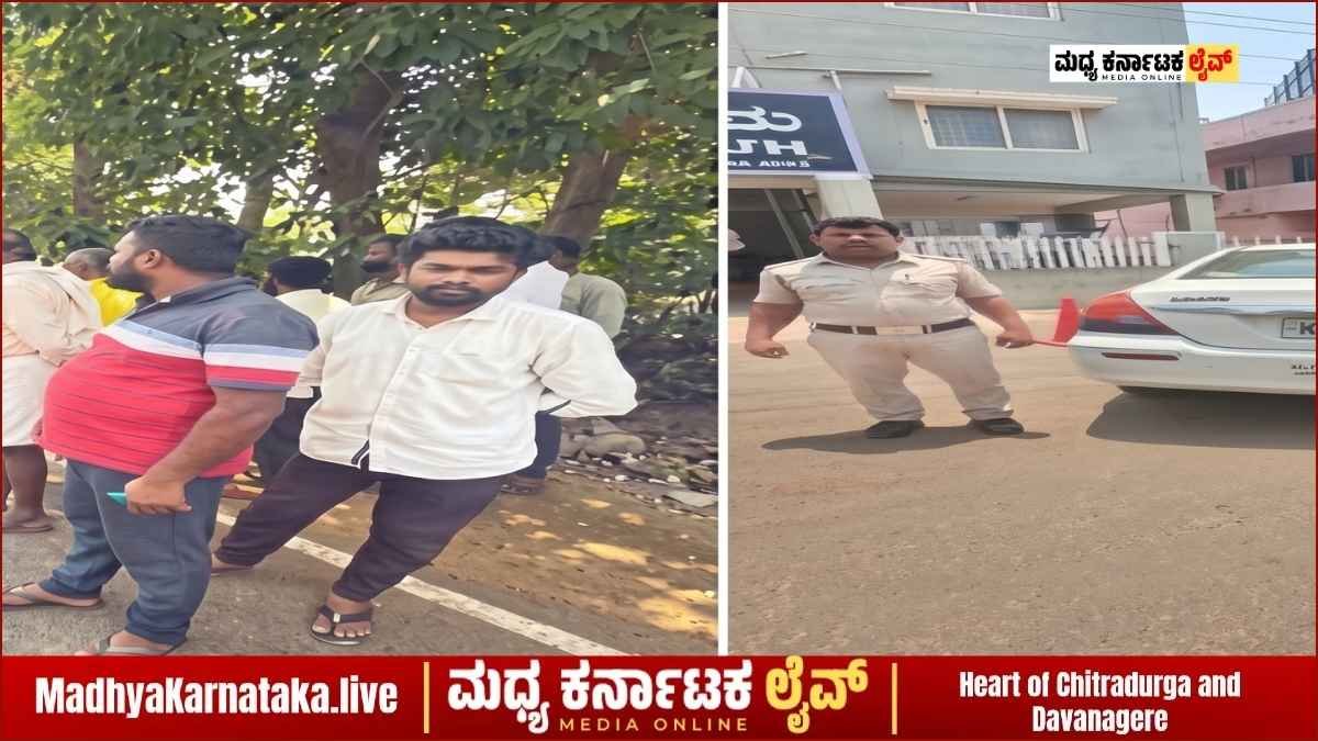 ಹಿರಿಯೂರು: ಅಪಘಾತ ಎಸಗಿ ಪರಾರಿಯಾಗುತ್ತಿದ್ದ ಕಾರು ಪತ್ತೆ; 112 ಪೊಲೀಸ್ ಸಿಬ್ಬಂದಿಯ ಸಮಯಪ್ರಜ್ಞೆಗೆ ಶ್ಲಾಘನೆ
