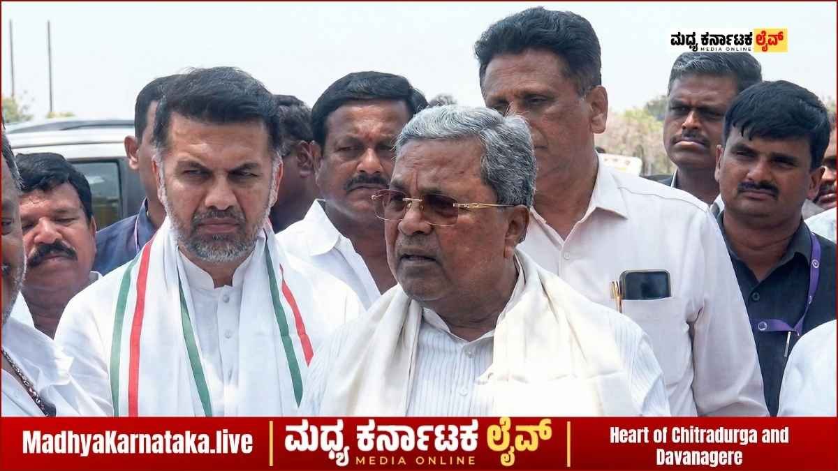 CM Siddaramaiah speaking about B S Yediyurappa and H D Deve Gowda family politics in Kannada news.