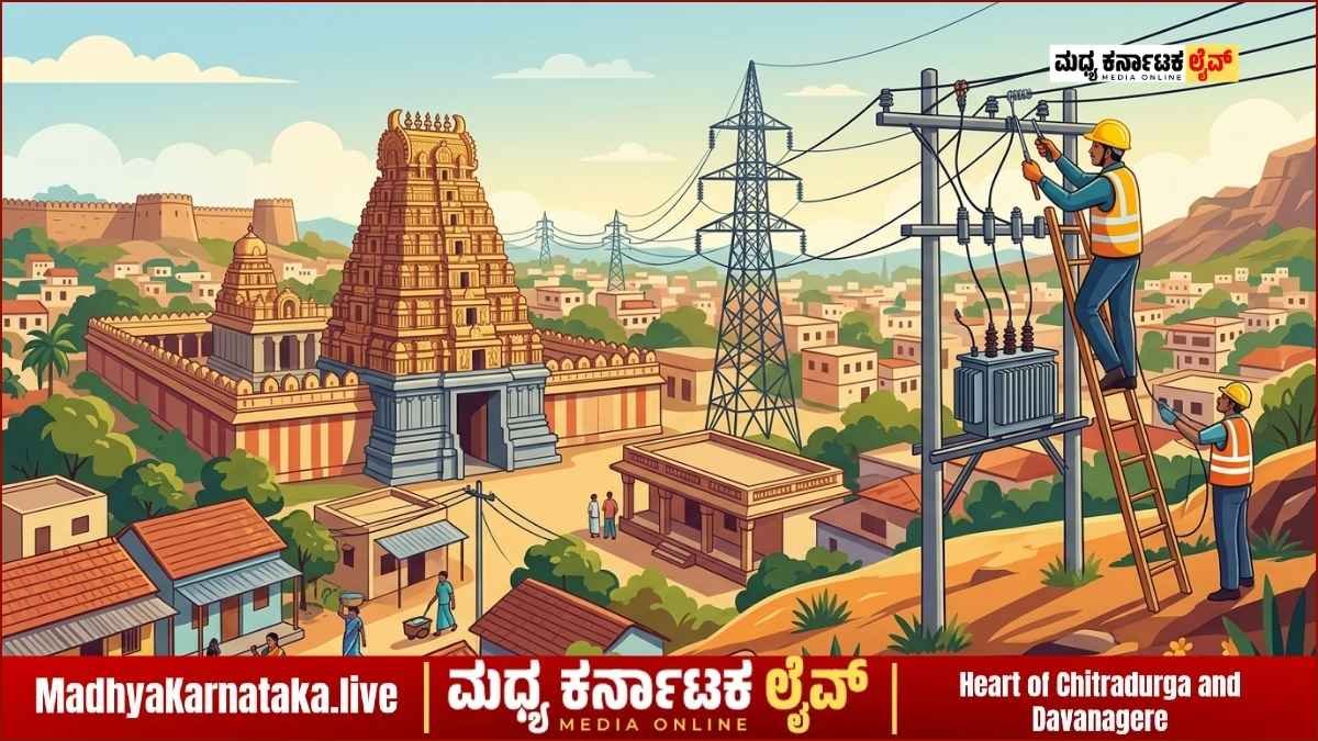 ಚಿತ್ರದುರ್ಗದ ಜನರೇ ಗಮನಿಸಿ: ಇಂದು ನಗರದ ಈ ಪ್ರಮುಖ ಪ್ರದೇಶಗಳಲ್ಲಿ ದಿನವಿಡೀ ವಿದ್ಯುತ್ ವ್ಯತ್ಯಯ!