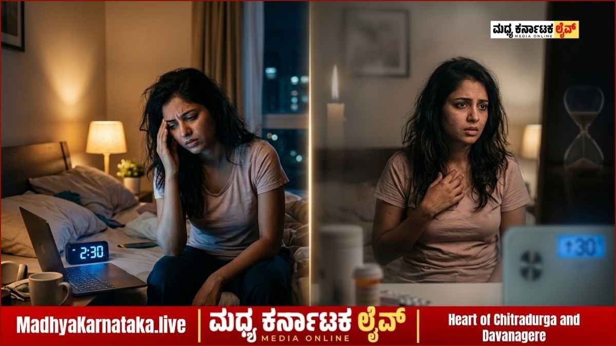 ರಾತ್ರಿ ತಡವಾಗಿ ಮಲಗುವುದರಿಂದ ಉಂಟಾಗುವ ಆರೋಗ್ಯ ಸಮಸ್ಯೆಗಳು ಮತ್ತು ಆಯಸ್ಸು ಕಡಿಮೆಯಾಗುವ ಆತಂಕ