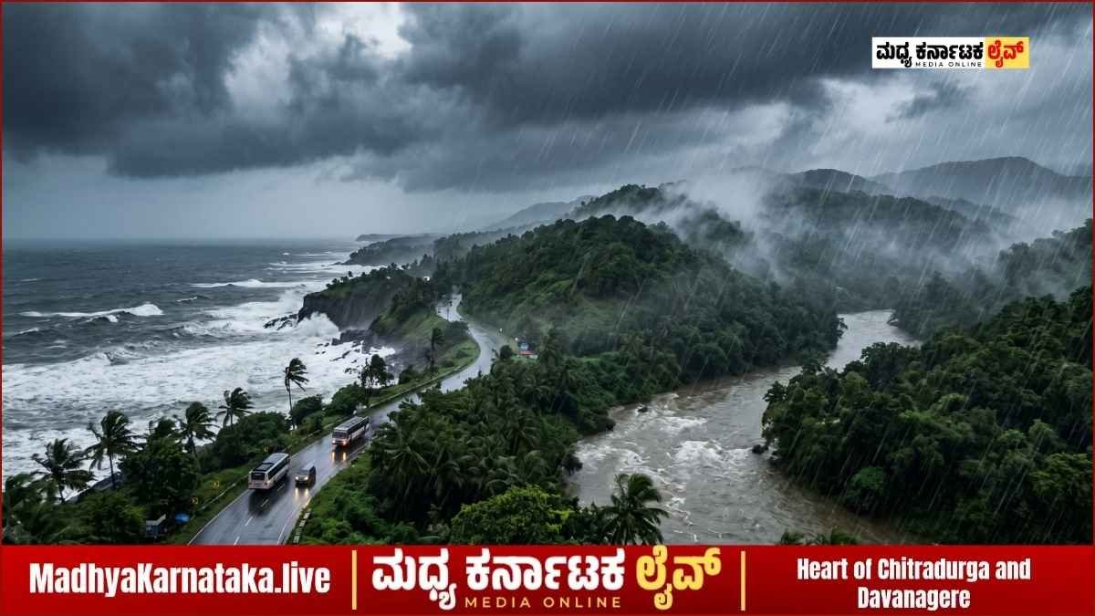 ಕರ್ನಾಟಕದಲ್ಲಿ ಮುಂದಿನ 6 ದಿನ ಭೀಕರ ಮಳೆ: ಐದು ಜಿಲ್ಲೆಗಳಿಗೆ ‘ರೆಡ್ ಅಲರ್ಟ್’ ಘೋಷಿಸಿದ ಹವಾಮಾನ ಇಲಾಖೆ!