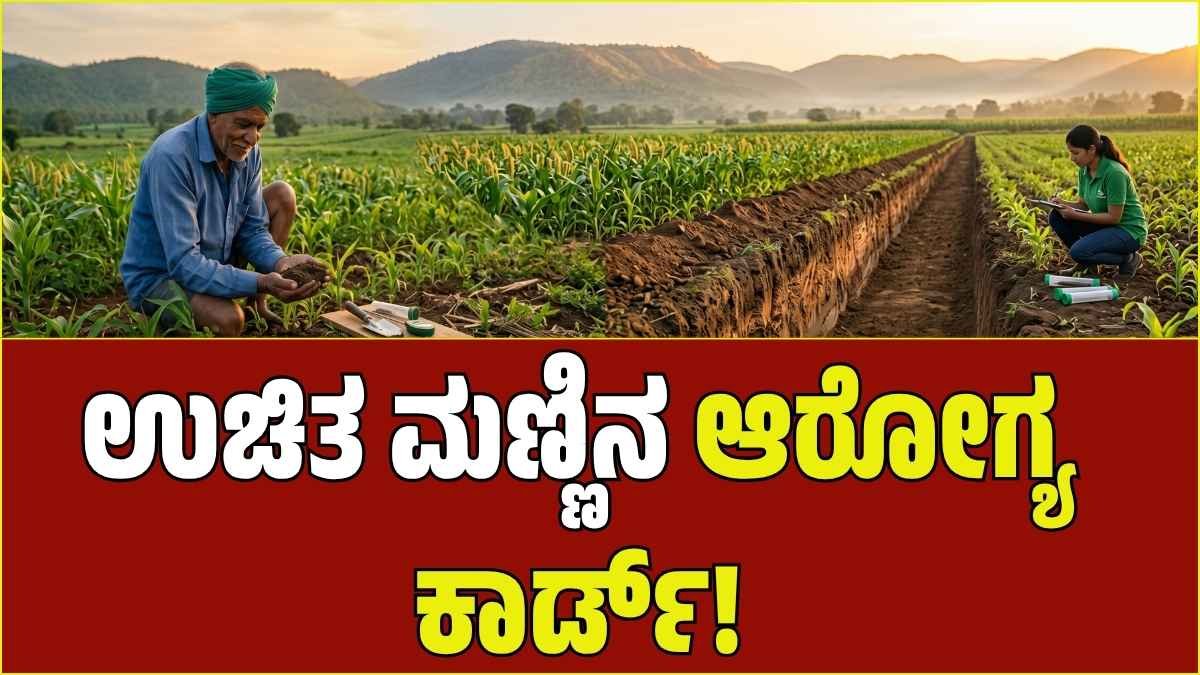 ರೈತರ ಕೈಬದಲಾಯಿಸಲಿದೆ ‘ಮಣ್ಣಿನ ಆರೋಗ್ಯ ಕಾರ್ಡ್’: ನಿಮ್ಮ ಜಮೀನಿನ ಮಣ್ಣು ಪರೀಕ್ಷೆ ಮಾಡಿಸುವುದು ಹೇಗೆ? ಇಲ್ಲಿದೆ ಕಂಪ್ಲೀಟ್ ಗೈಡ್!